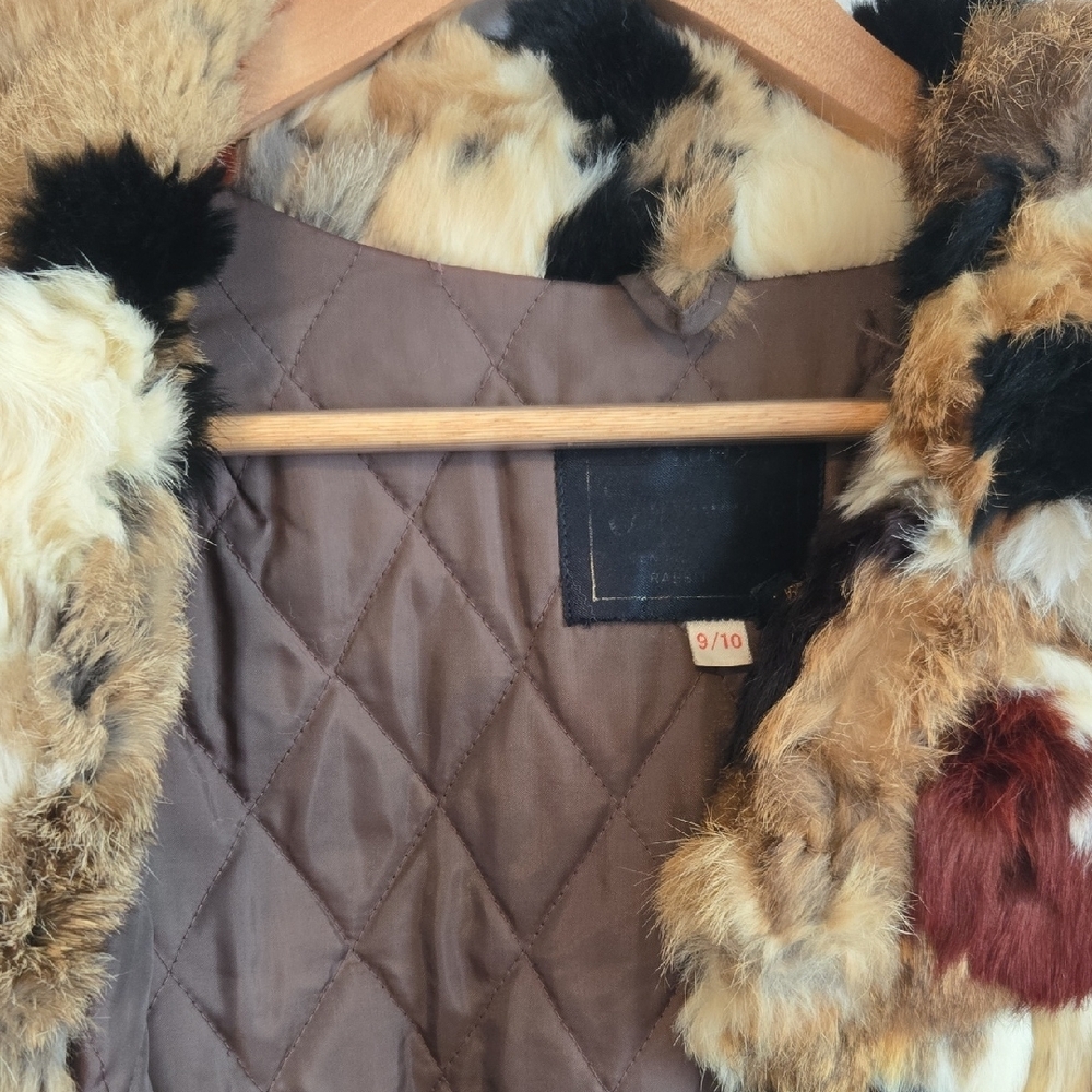 Patchwork Fur Jacket - Picture 6 of 7